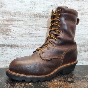 Red Wing 4417 LoggerMax 9" Boots Sz 11 D Used Thinsulate Ultra POOR Cond Distres